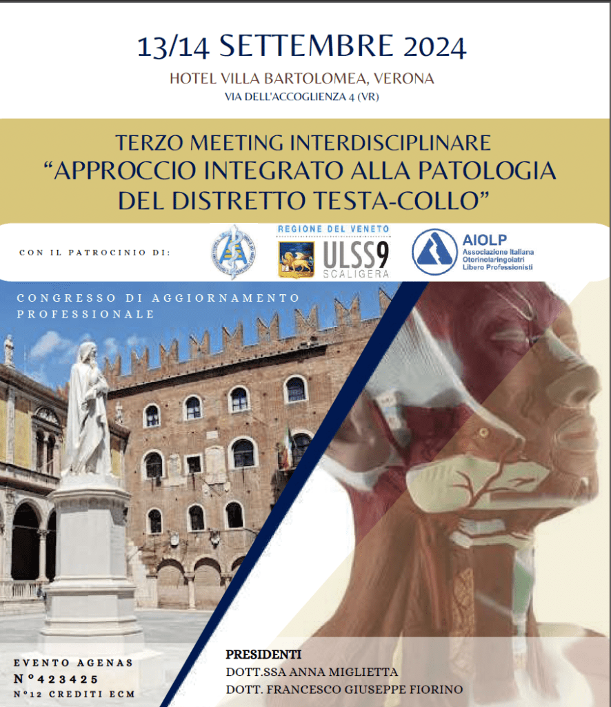 TERZO MEETING INTERDISCIPLINARE “APPROCCIO INTEGRATO ALLA PATOLOGIA DEL DISTRETTO TESTA-COLLO”